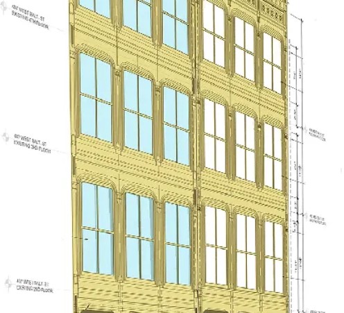 Retail Space Within an Historic Iron-facade Building